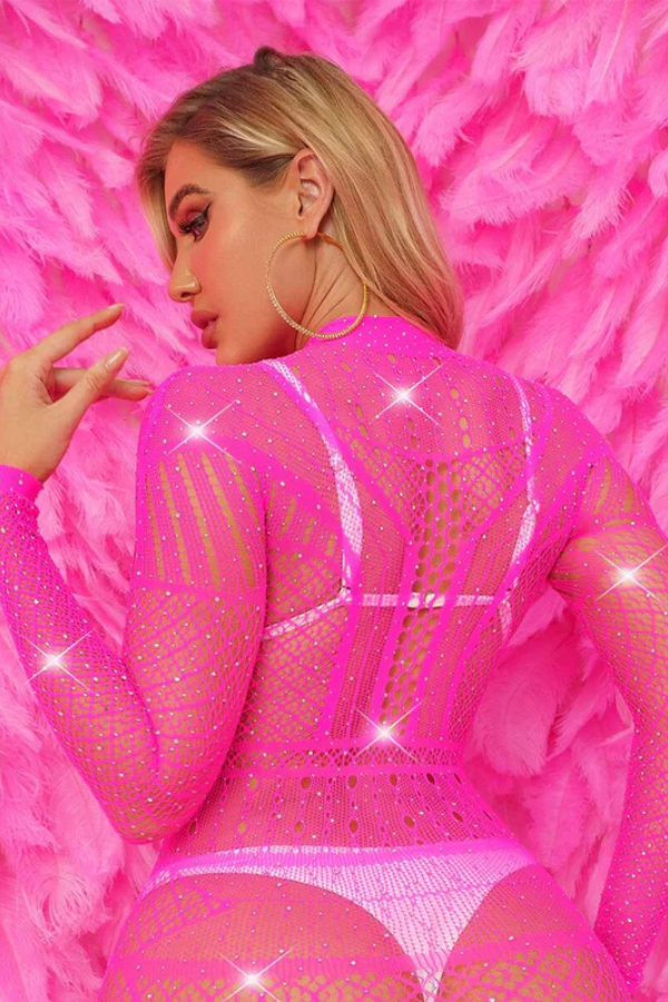 SparkleMesh Allure Bodysuit (7 Colors) Lacy Nighty