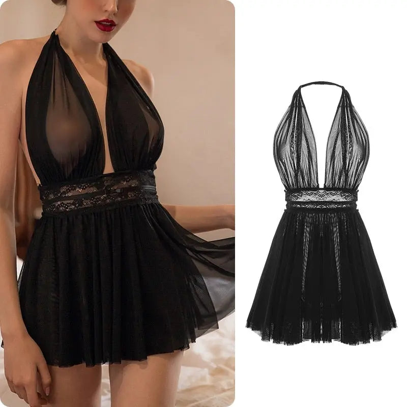 Behind Closed Door Nightdress LacyNighty Sleeping Wear