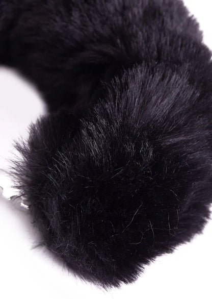 LacyNighty™ Plush Faux Fur Handcuffs Lavah Intimates