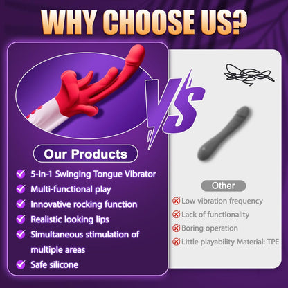 💥2025 New 70% off Limited Time💥Rose Vibrating Toy-💥G Spot Vibrator Womens Sex Toy Nighty