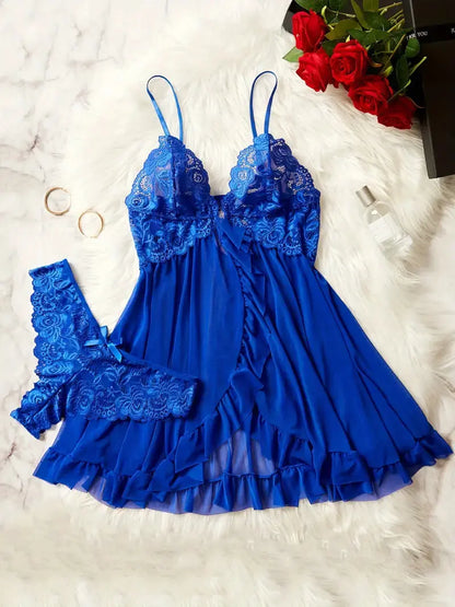 LacyNighty™ Lace Lash Set Lacy Nighty