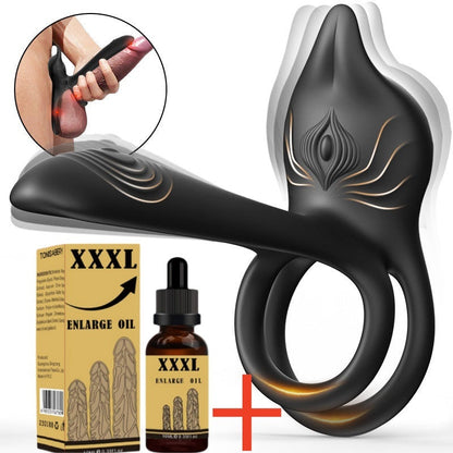 💥2025 🏆Hot sale 3-in-1 penis ring condom in July Nighty