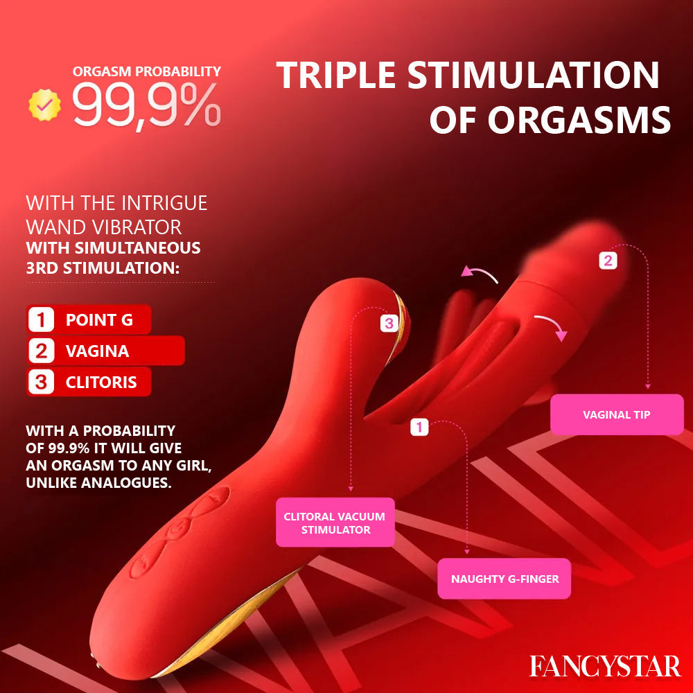 WAND Triple Bliss Vibrator Hemiras Accessories
