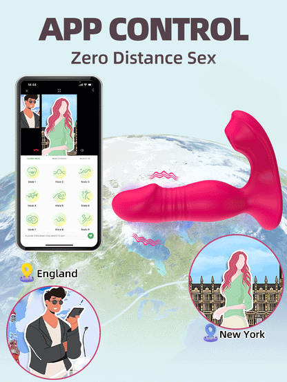 💥2025 KissWave, Sucking Vibrator Rose Sex Toys For Women– Upgraded Sex Stimulator With 10 Sucking &Thrusting Vibrating Modes,G Spot Clit Nipple Wearable Vibrator Nighty