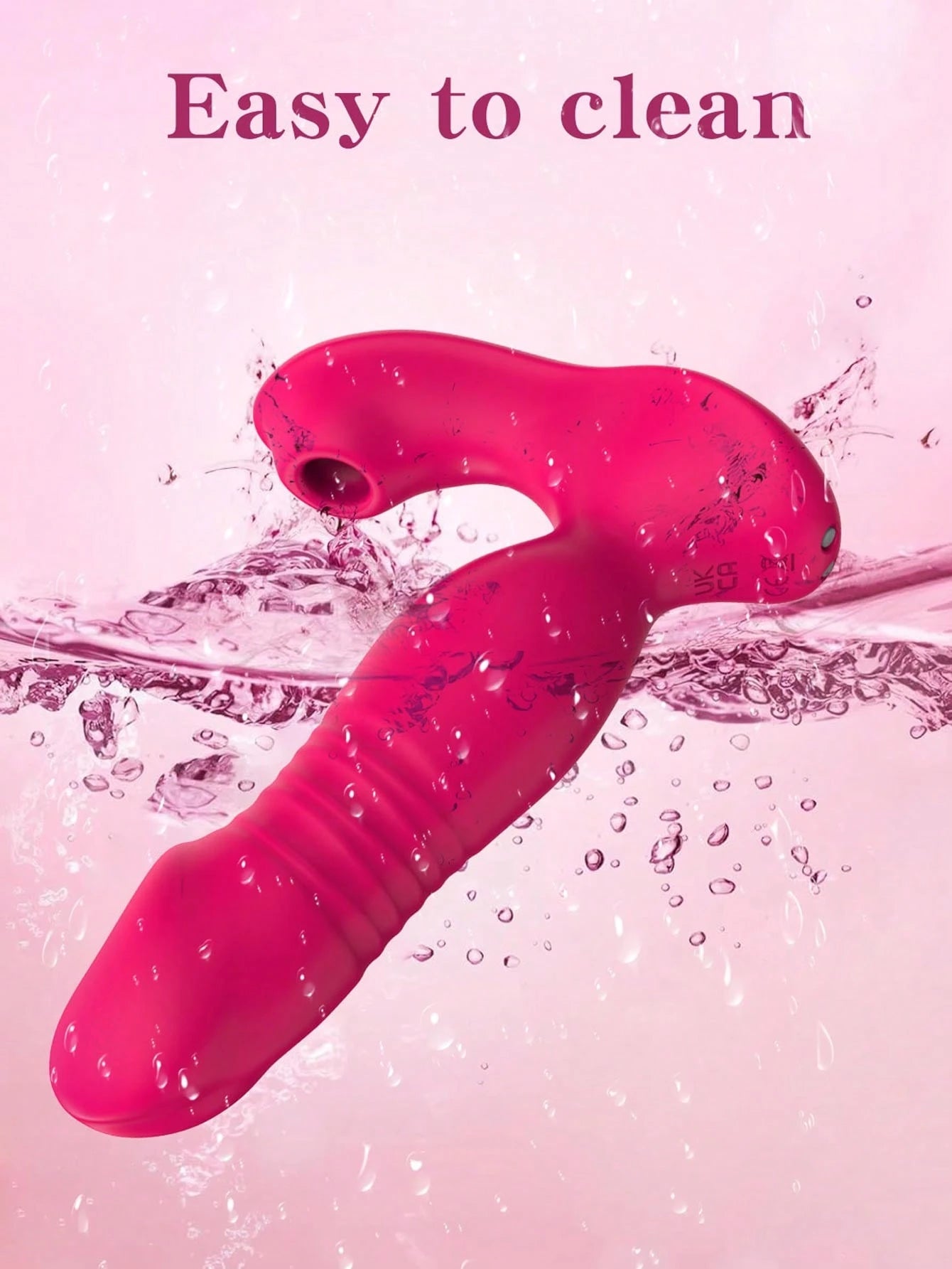 💥2025 KissWave, Sucking Vibrator Rose Sex Toys For Women– Upgraded Sex Stimulator With 10 Sucking &Thrusting Vibrating Modes,G Spot Clit Nipple Wearable Vibrator Nighty