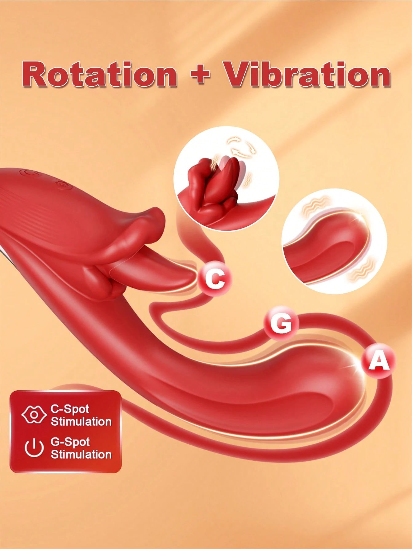 💥2025 New G-Fire Rabbit, Flexible G Spot Vibrator With 10 Licking And 10 Vibrating Modes,Tongue Licking Women Sex Toys,Nipple Toy Clitoral Stimulator Nighty