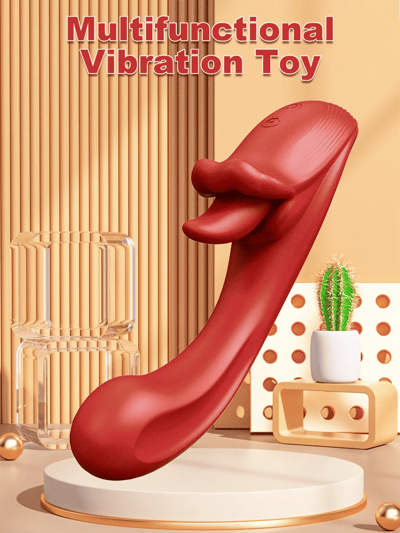 💥2025 New G-Fire Rabbit, Flexible G Spot Vibrator With 10 Licking And 10 Vibrating Modes,Tongue Licking Women Sex Toys,Nipple Toy Clitoral Stimulator Nighty