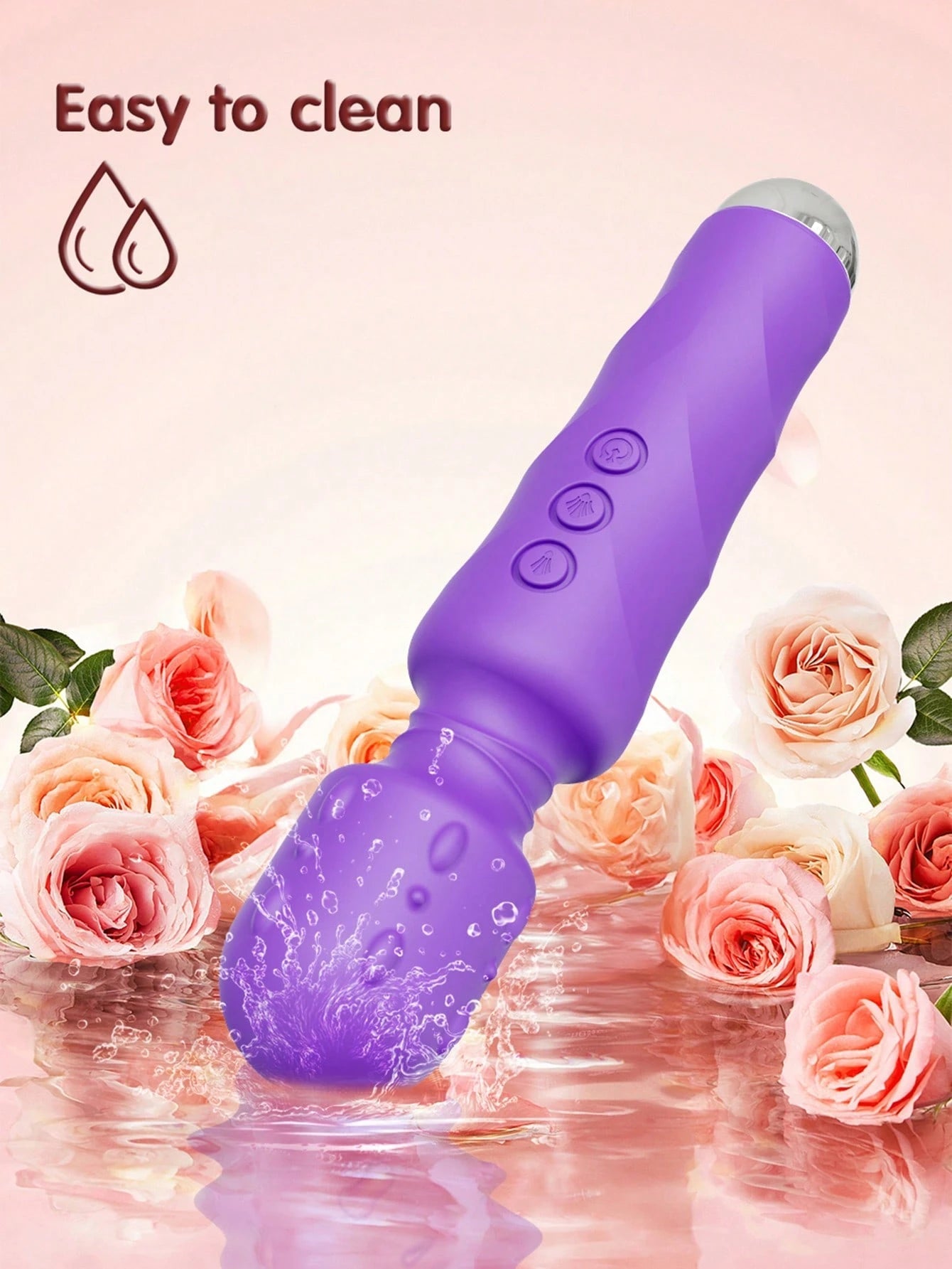 💥2025 New VelvaVibe Wand, Strong Manual Back Massagers,Adult Sex Toys For Women Nighty