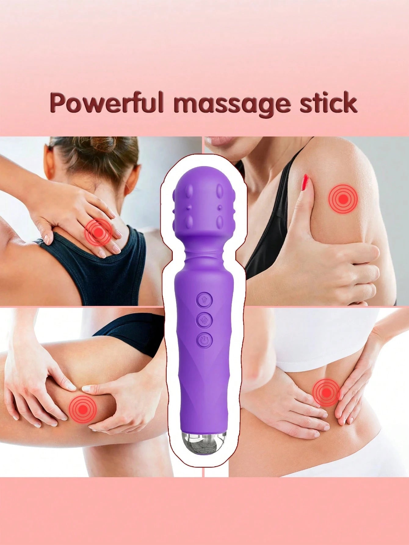 💥2025 New VelvaVibe Wand, Strong Manual Back Massagers,Adult Sex Toys For Women Nighty