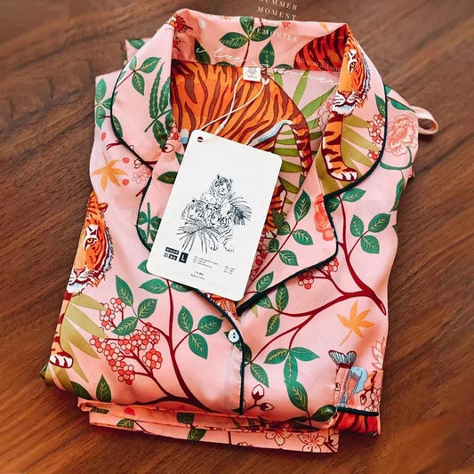 Refuse To Regret Pajamas Set LacyNighty Sleeping Wear