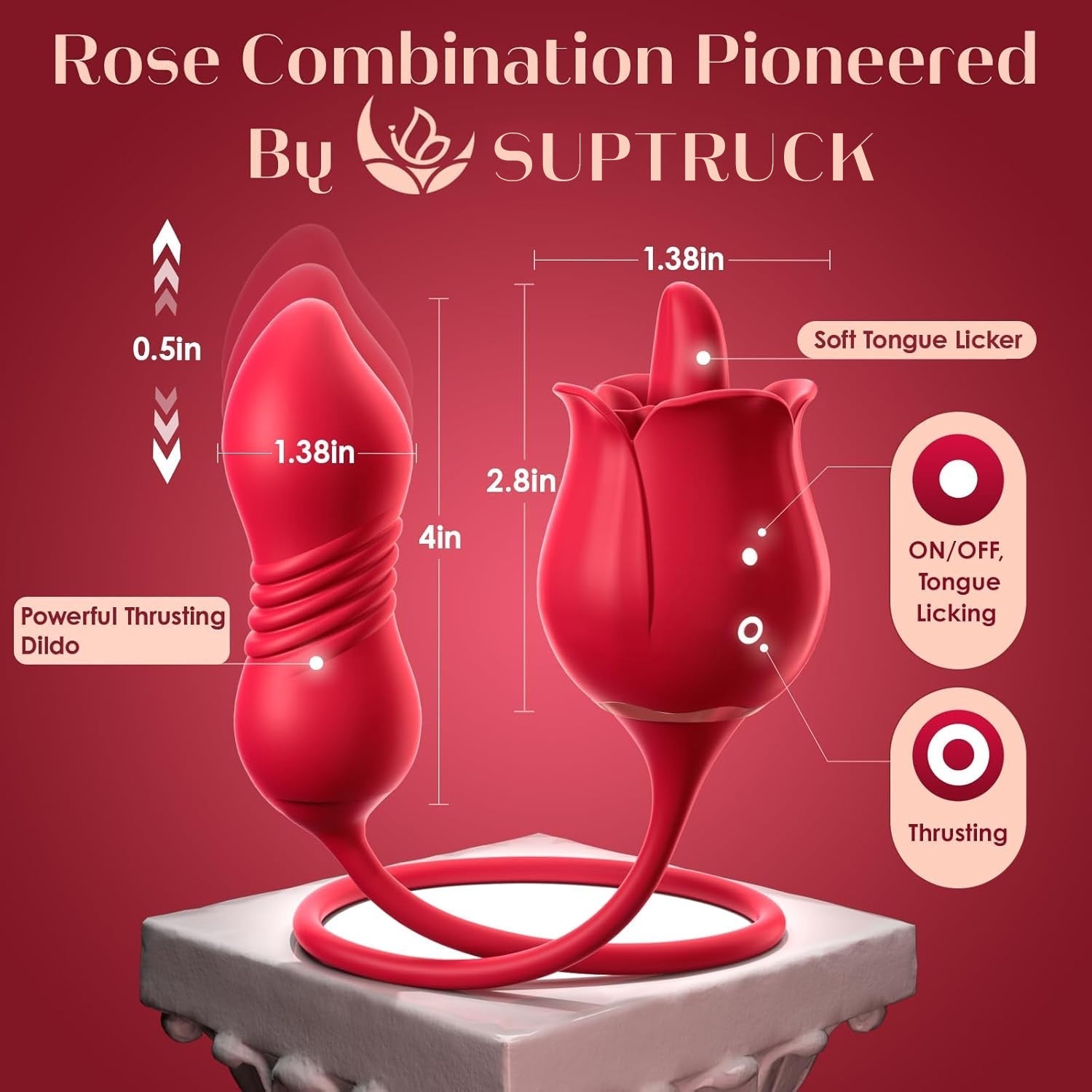 💥 2025 Limited 70% OFF 💦 ROSEA Tease & Please Suptruck Vibrator Hemiras