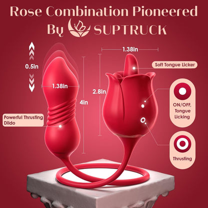 💥 2025 Limited 70% OFF 💦 ROSEA Tease & Please Suptruck Vibrator Hemiras