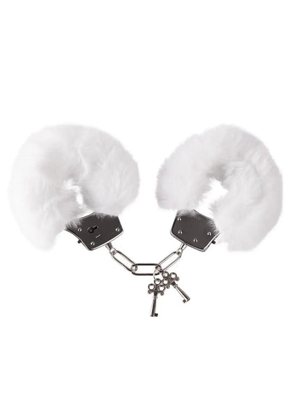 LacyNighty™ Plush Faux Fur Handcuffs Lavah Intimates