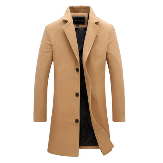 Winter Wool Coat Man's Wardrobe Trend Store Wool & Blends