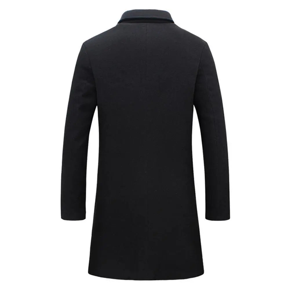 Winter Wool Coat Man's Wardrobe Trend Store Wool & Blends