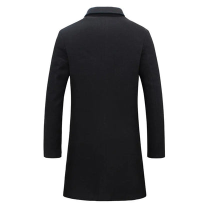 Winter Wool Coat Man's Wardrobe Trend Store Wool & Blends
