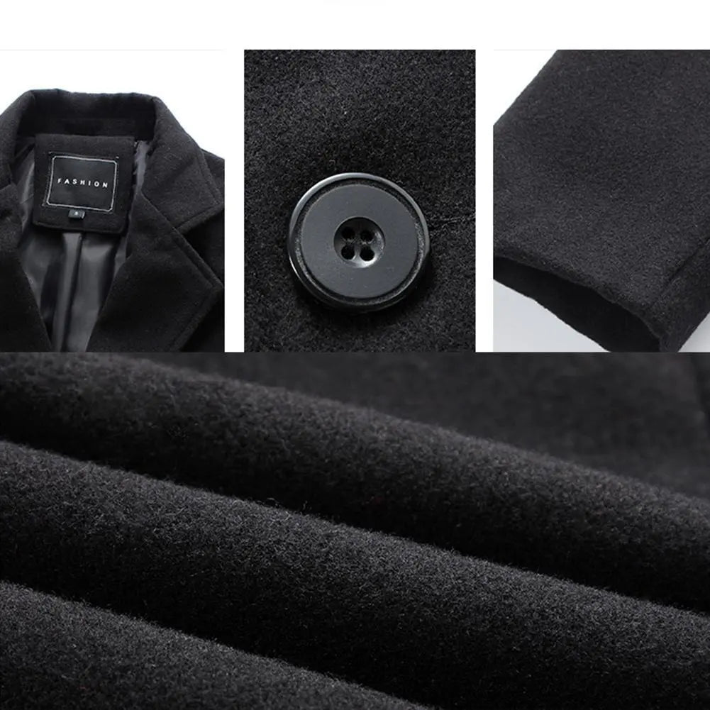 Winter Wool Coat Man's Wardrobe Trend Store Wool & Blends
