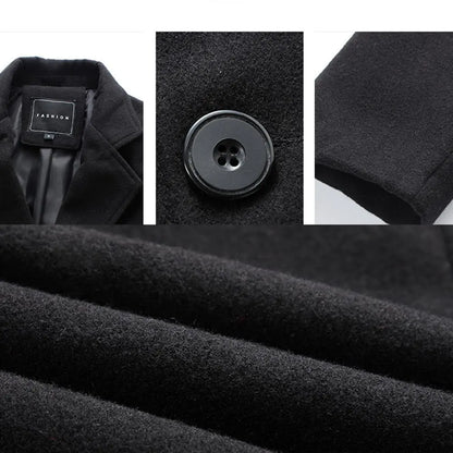 Winter Wool Coat Man's Wardrobe Trend Store Wool & Blends