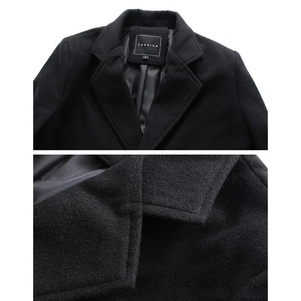 Winter Wool Coat Man's Wardrobe Trend Store Wool & Blends