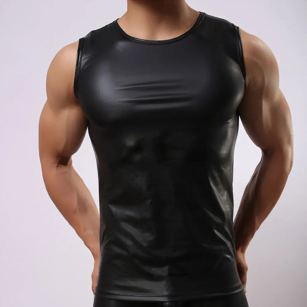 Leather Tank Top Lacy0301 Home