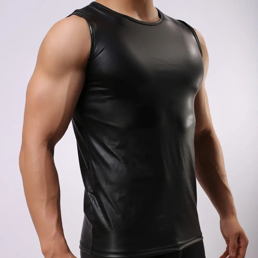 Leather Tank Top Lacy0301 Home
