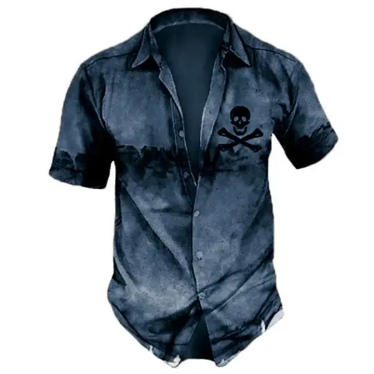 Hawaiian Skull Shirt Lacy0301Goth T-Shirts