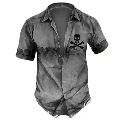 Hawaiian Skull Shirt Lacy0301Goth T-Shirts