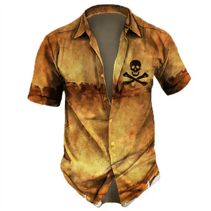 Hawaiian Skull Shirt Lacy0301Goth T-Shirts