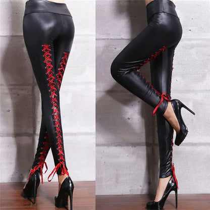 Lace Up Trousers Fashion-Go Store Home