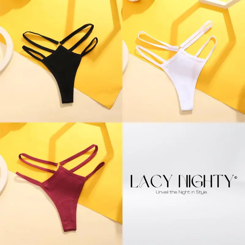 LacyNighty™ Lustful Lines Thong Lacy Nighty thong