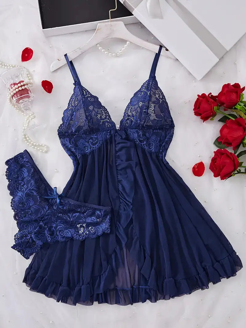LacyNighty™ Lace Lash Set Lacy Nighty