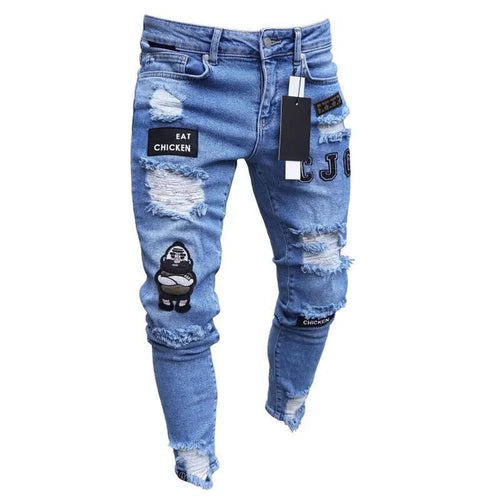 Ripped Skinny Biker Jeans Cele China Top 1 Jeans