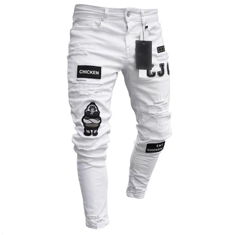 Ripped Skinny Biker Jeans Cele China Top 1 Jeans
