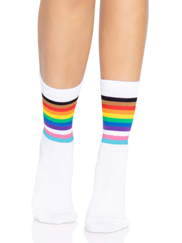 LacyNighty™ Pride Crew Socks Leg Avenue Hosiery