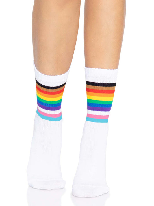 LacyNighty™ Pride Crew Socks Leg Avenue Hosiery