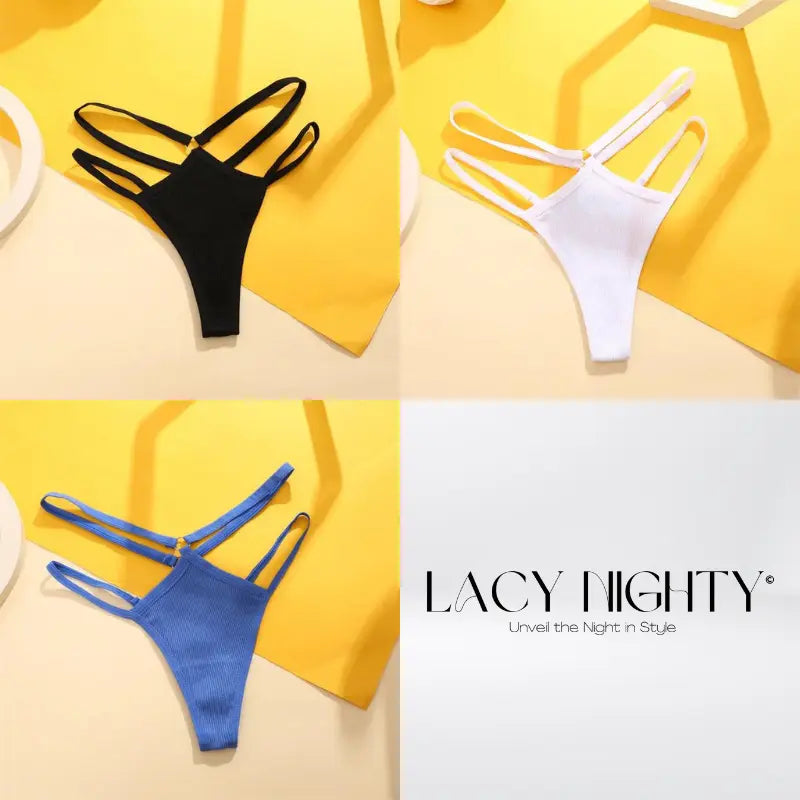 LacyNighty™ Lustful Lines Thong Lacy Nighty thong