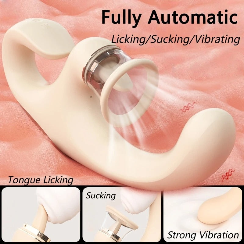 2025- Sandra 3-in-1 G-Spot and Clitoral Suction Rabbit Vibrator The Bad Peach Store sex toys