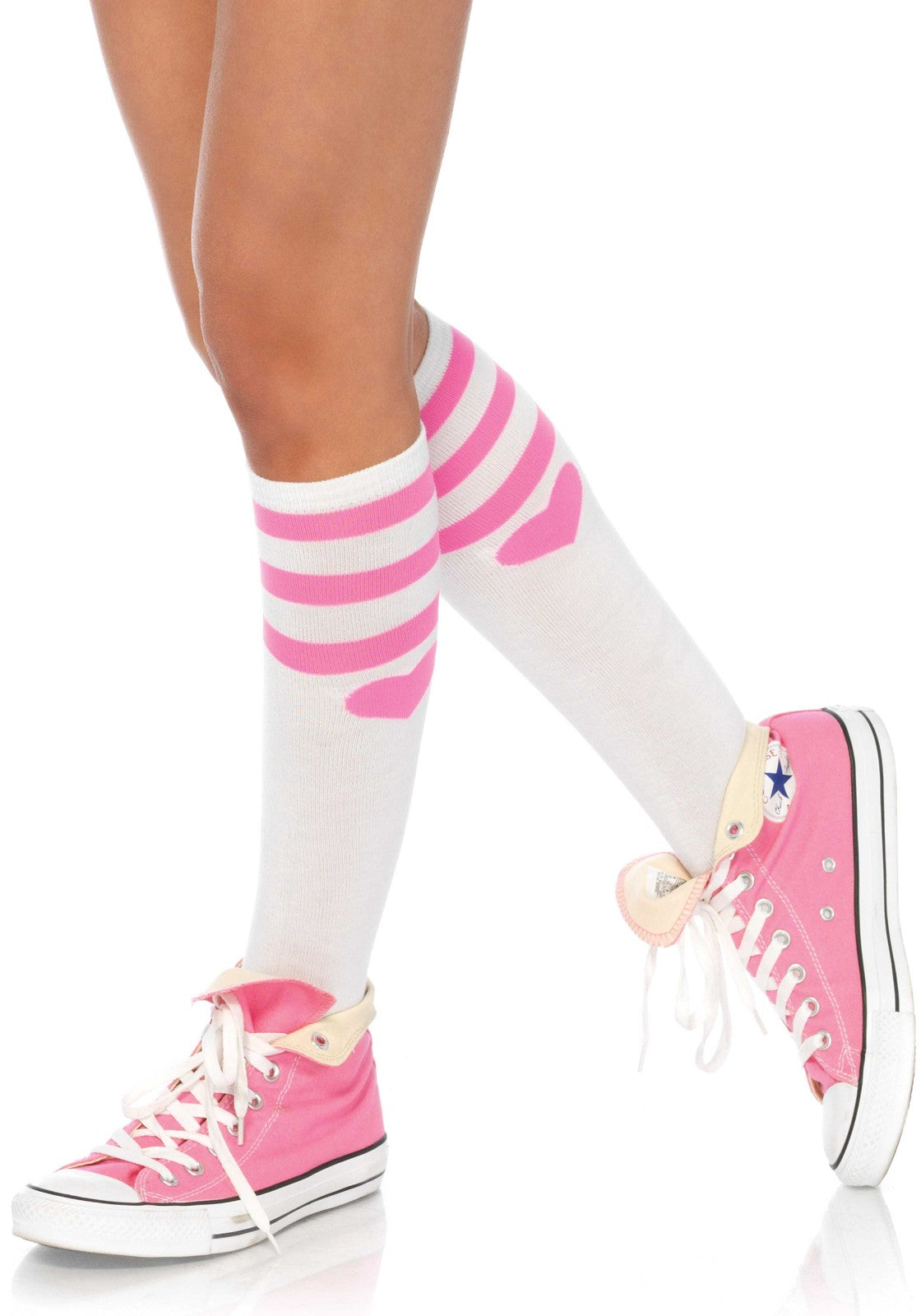 LacyNighty™ Sweetheart Knee Socks Leg Avenue Hosiery