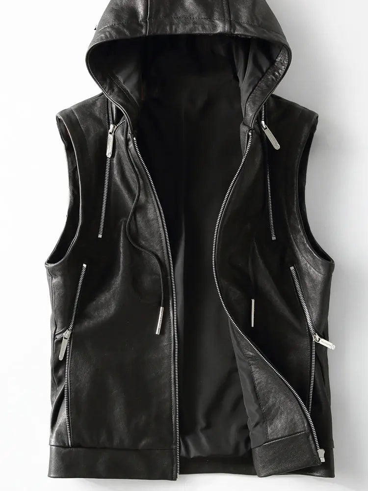 Leather Vest for Men Lacy0301