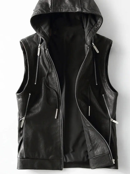 Leather Vest for Men Lacy0301