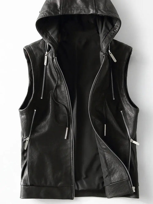 Leather Vest for Men Lacy0301
