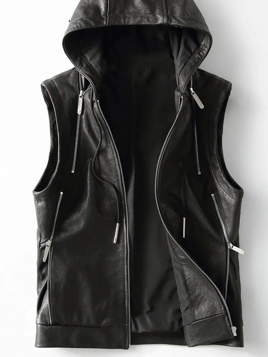 Leather Vest for Men Lacy0301