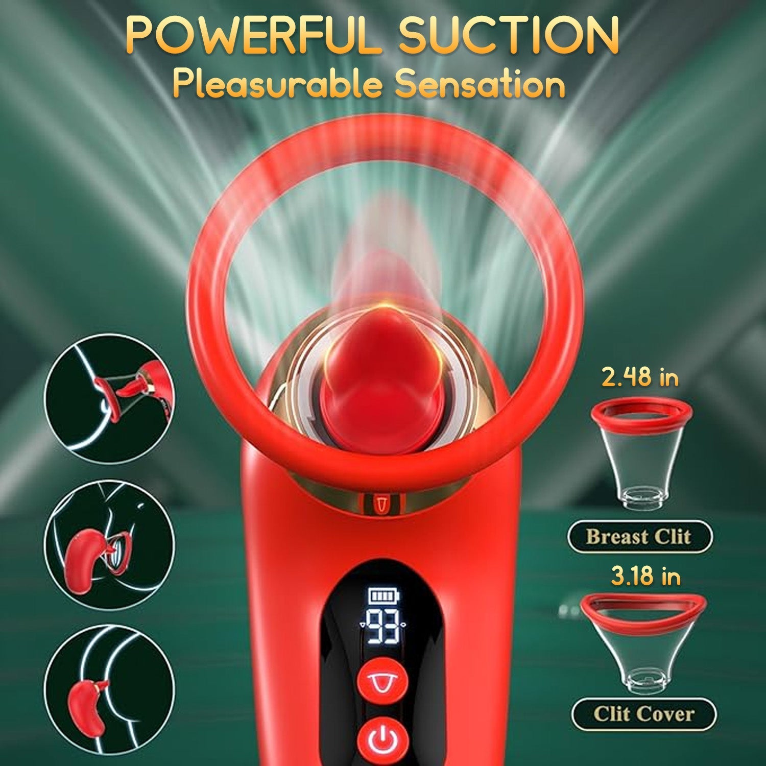 💥 2025 Limited 70% OFF 💦 Licksy Suptruck Kiwinet® SuckLick 9X 📱 Global Control & 3-in-1 Pleasure Hemiras