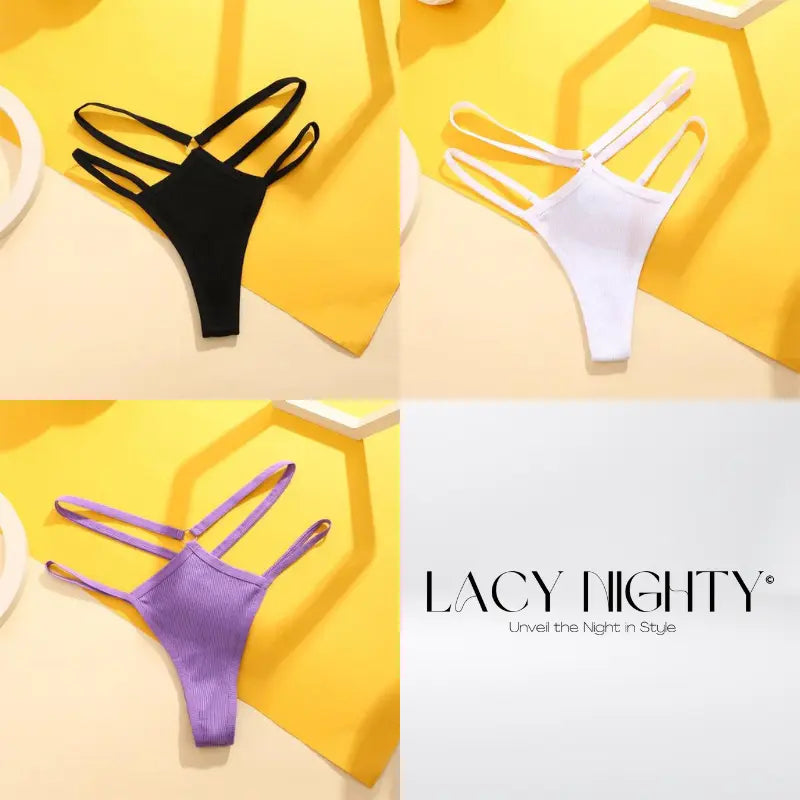 LacyNighty™ Lustful Lines Thong Lacy Nighty thong