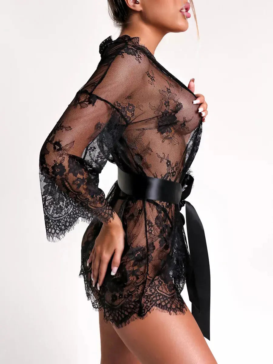 LacyNighty™ Carine Nightgown Iris Lingerie Chemise de nuit