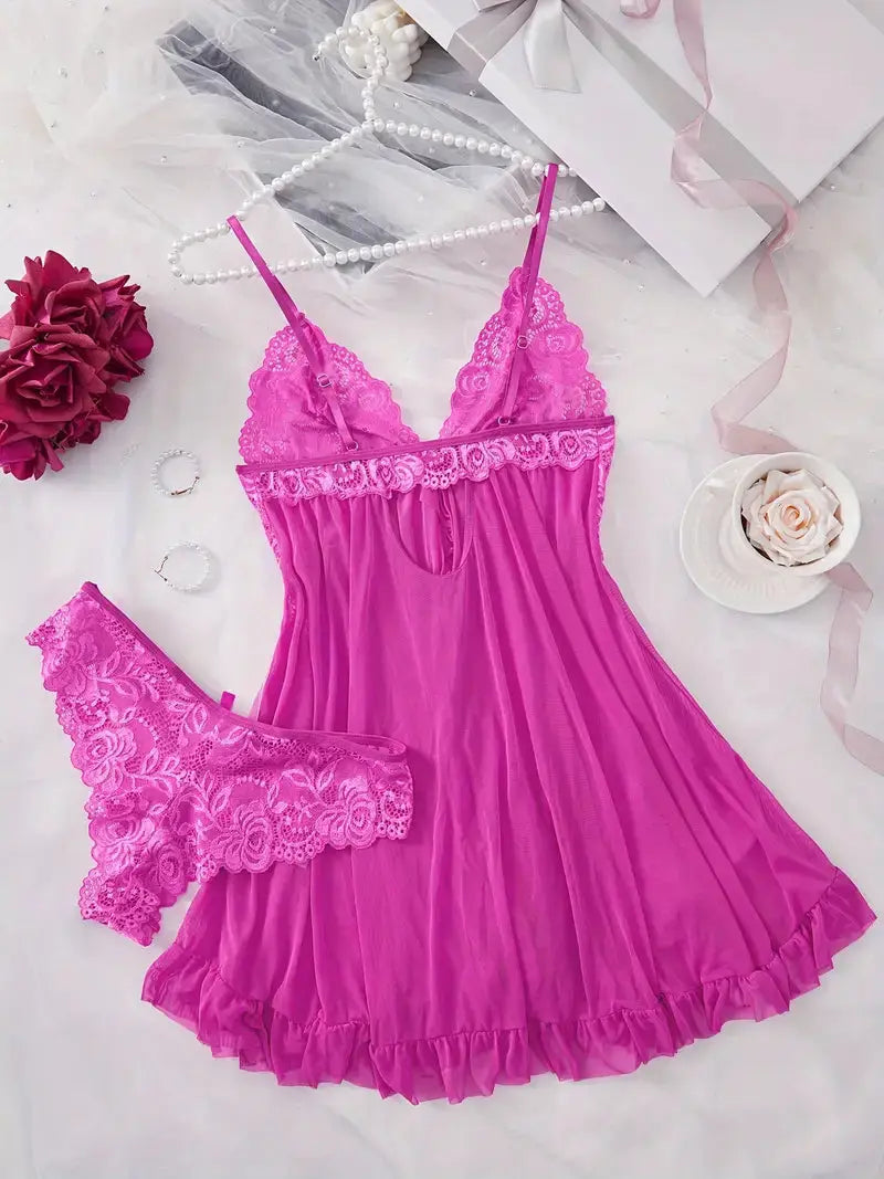 LacyNighty™ Lace Lash Set Lacy Nighty