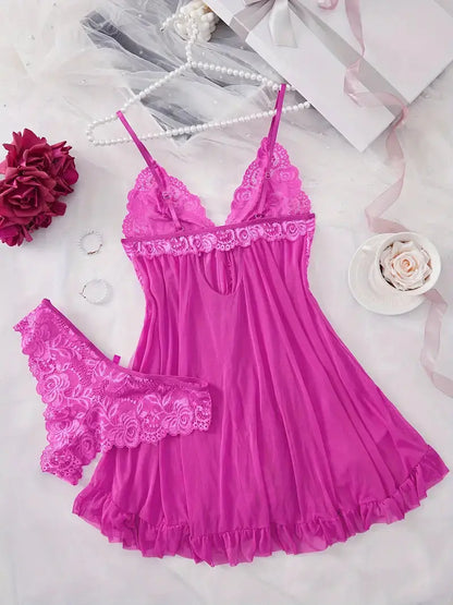LacyNighty™ Lace Lash Set Lacy Nighty