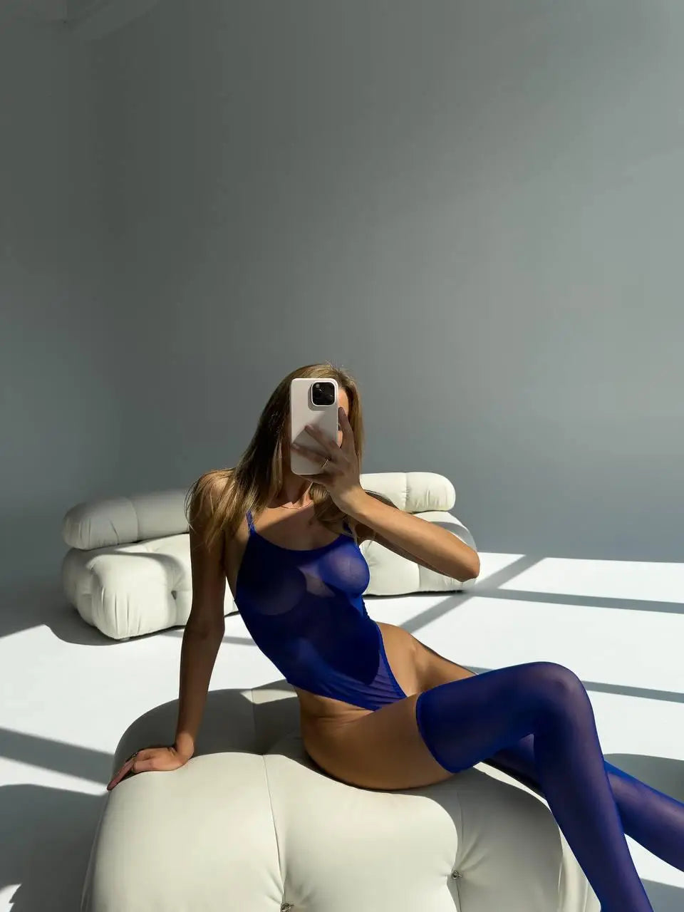LacyNighty™ Electric Mesh Bodysuit Lacy Nighty