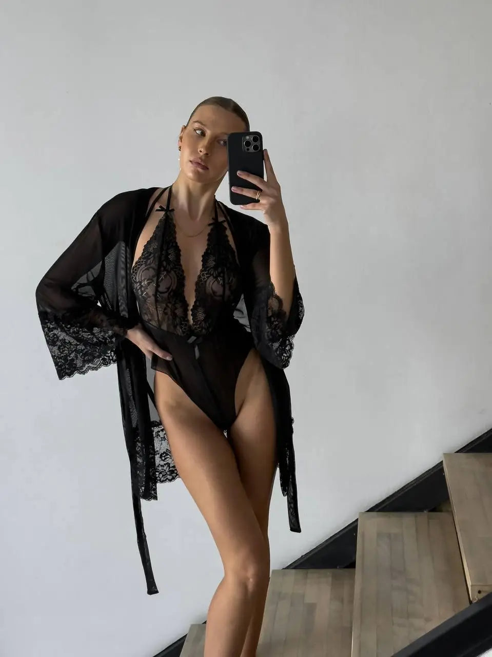 LacyNighty™ Enchanting Lace Teddy Lacy Nighty