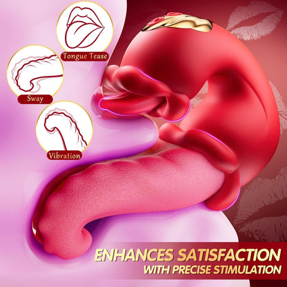 💥 2025 Limited 70% ️OFF 👅 LICKORA X10 Suptruck 4-in-1 Tongue Rose Kiwinet Vibrator Hemiras